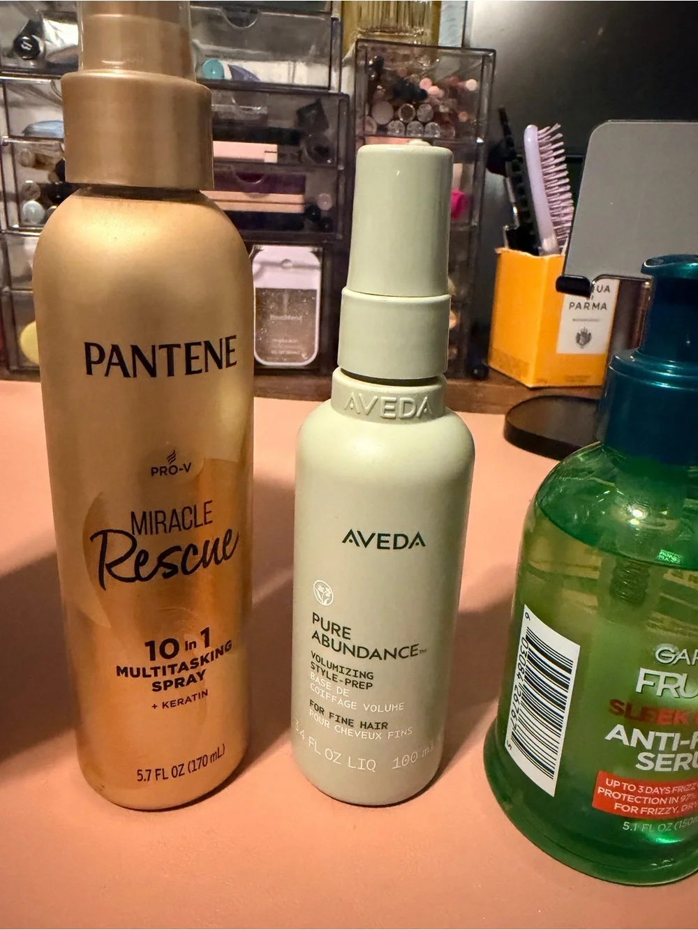 Brand New: 4 item Haircare Bundle - Aveda, Pantene, Garnier, and UNOVE